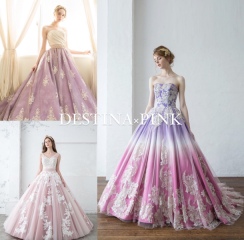 DESTINA&times;PINK　＼夏に向けて大注目のカラードレス／