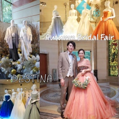 花嫁モデル様にDESTINAオリジナルドレスをご着用頂きました♪