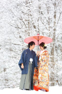 【雪景色&times;和装】北海道ロケーションフォト！