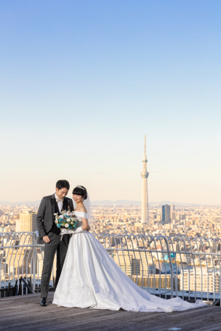 オレンジ色に染まる空と！夕景マジックアワー撮影プラン