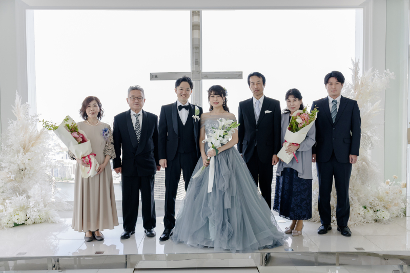 大切なご家族様とチャペルでの挙式風フォトウェディング！