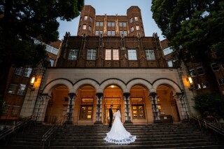 港区郷土歴史館でレトロモダン撮影