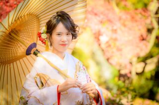 和装前撮り衣装をご紹介♪～色打掛4ショット～