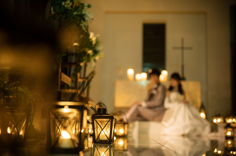 静かな夜に灯る、ふたりだけの光 ― 冬季限定・キャンドル&ランタンフォト ―