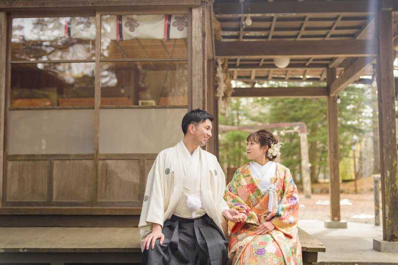 3月撮影!和装×諏訪神社