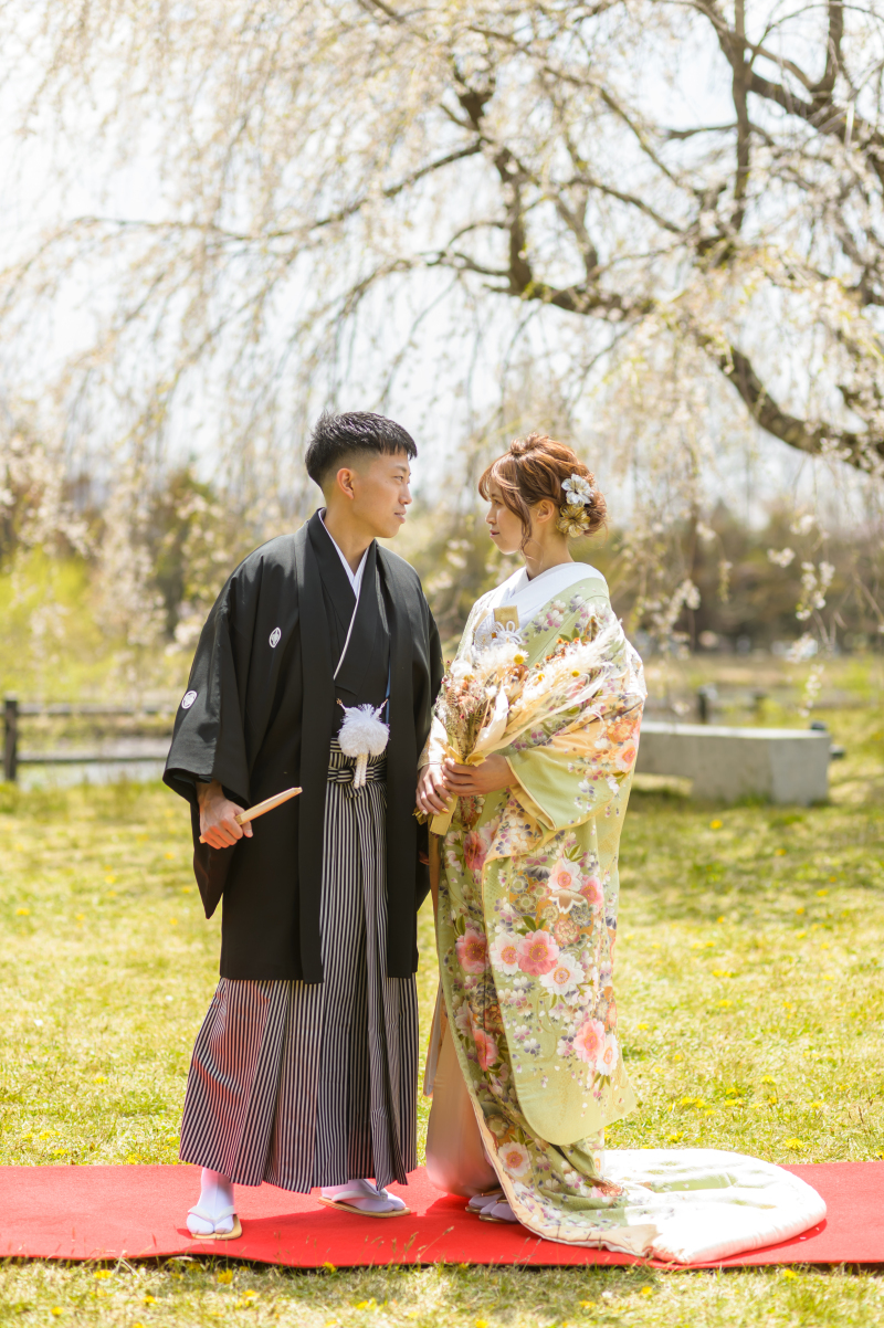 早めの予約が安心!桜シーズン【桜×和装】