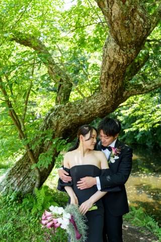 白だけじゃない‼カラードレス前撮りも魅力的