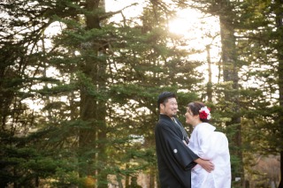 軽井沢の美しい自然と夕日