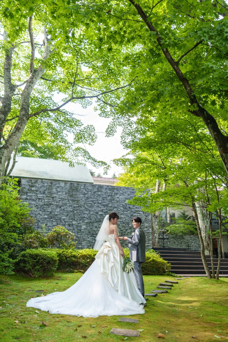 館内撮影！KYUKARUIZAWA KIKYOフォトウェディング