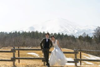 のどかな浅間牧場のロケーションフォト!