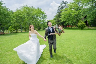 自然体を楽しむ前撮りフォト