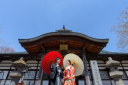 旧軽井沢商店街に位置する「神宮寺」でのロケーション撮影!