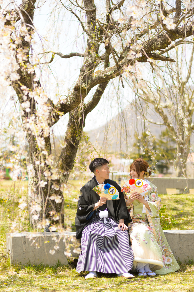 早めの予約が安心!桜シーズン【桜×和装】