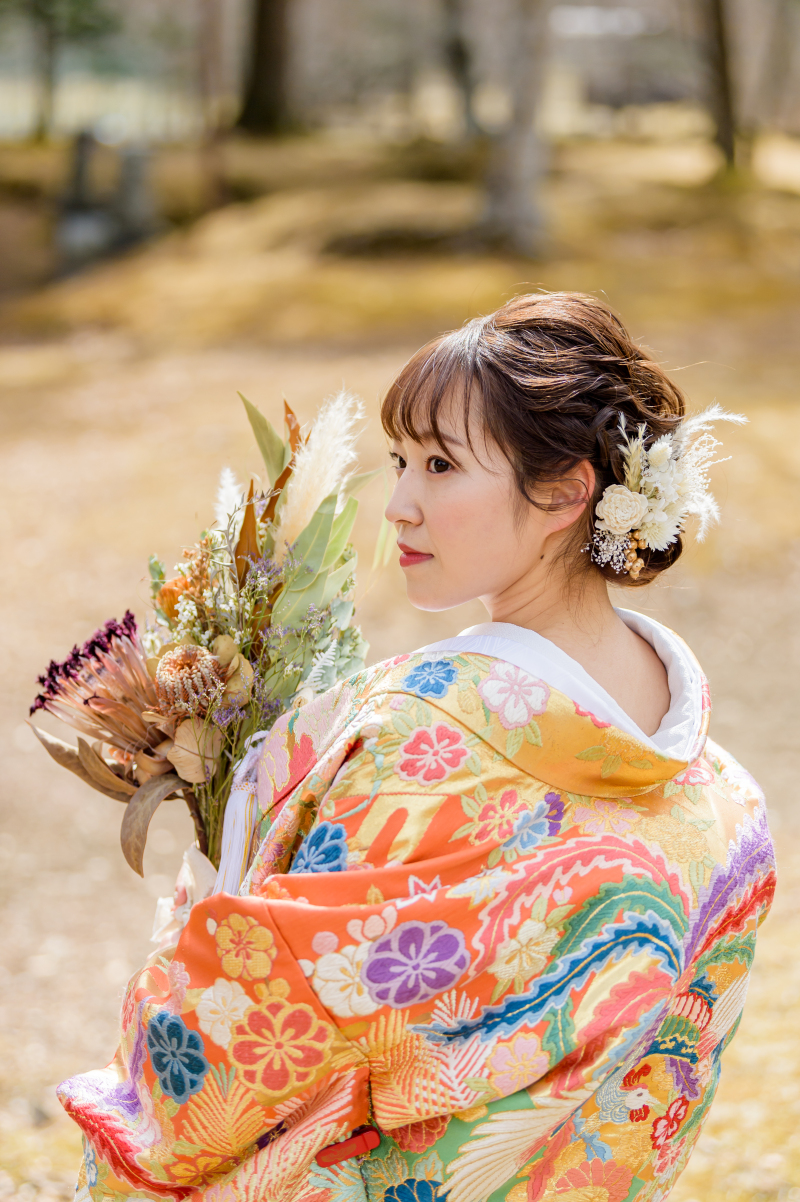 3月撮影!和装×諏訪神社