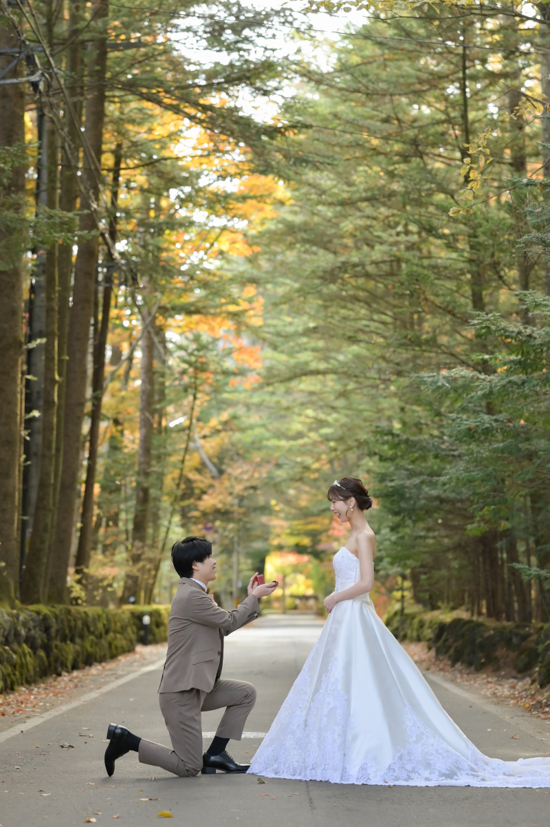 館内撮影！KYUKARUIZAWA KIKYOフォトウェディング