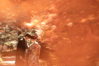 紅のフォトウェディング