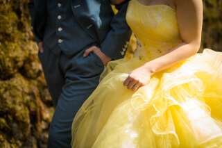 カラードレスでの前撮り