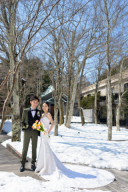 冬晴れのフォトウェディング♪