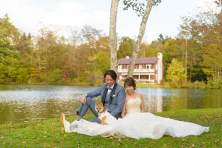 愛犬とご一緒に