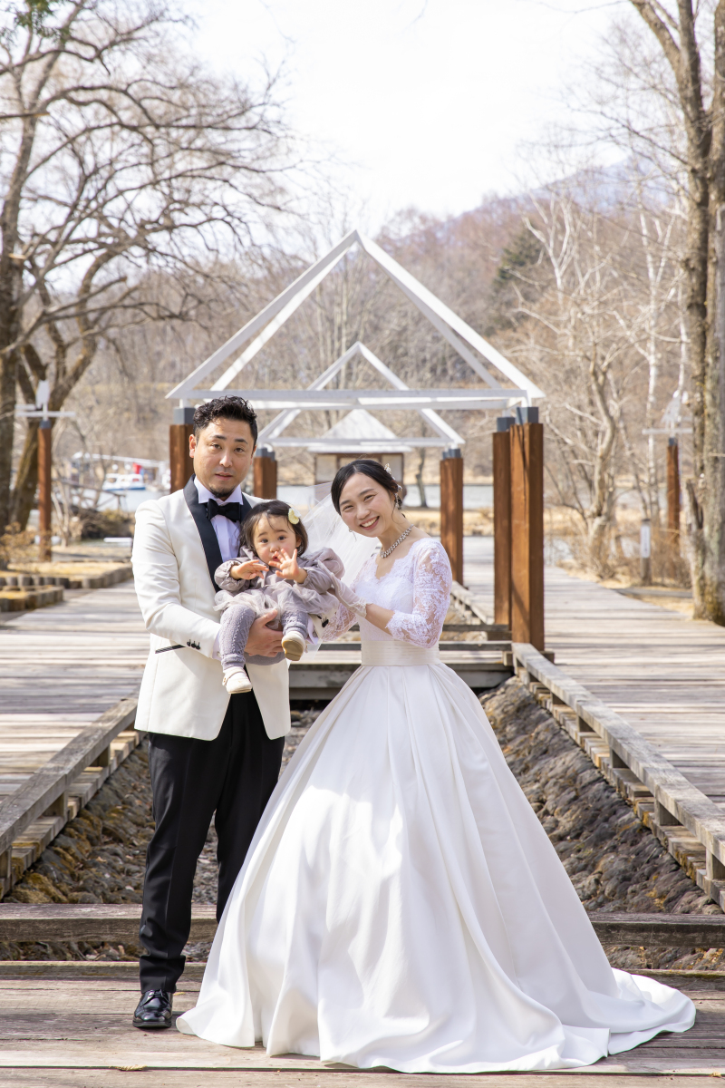 ご家族とのフォトウェディング【洋装&times;タリアセン】