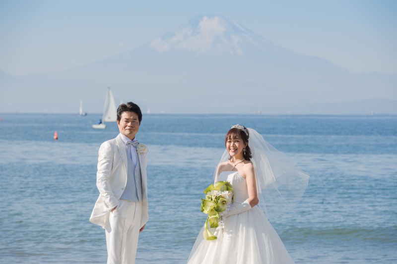 富士山と共に