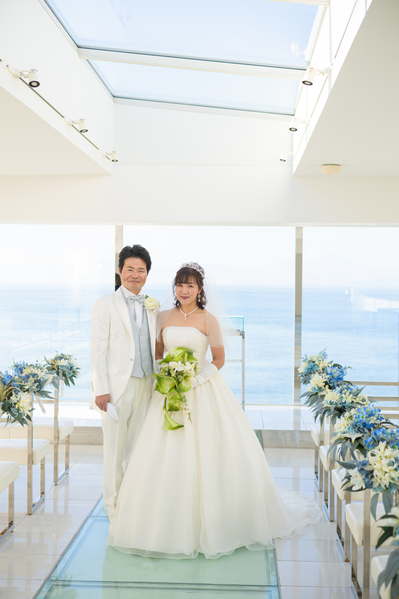 砂浜のバージンロード！