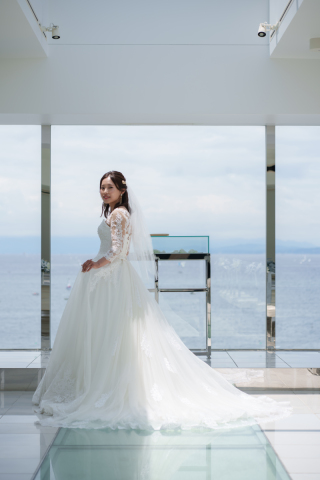 海に"包まれながら"の撮影