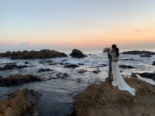 岩礁wedding photo