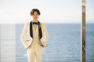 ご新郎も主役です!