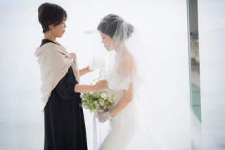 挙式風に思い出を