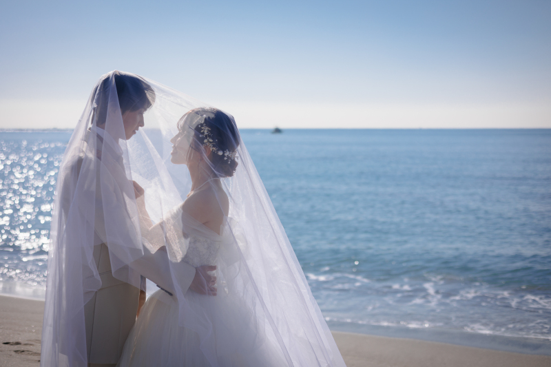 空と海を活かしたショットが叶います♪