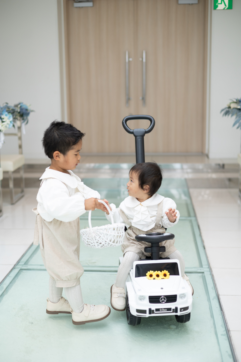 お子様との撮影も素敵です♪