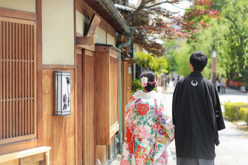 和装が映える♡祇園白川での撮影