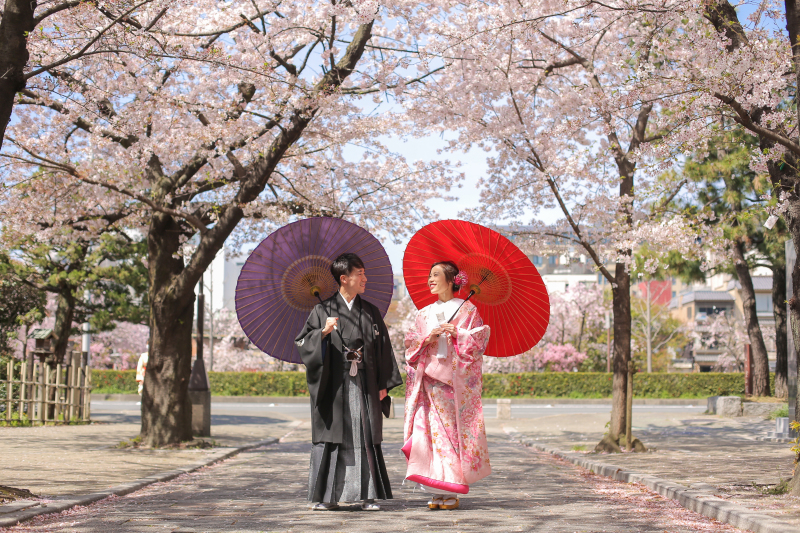 【早割プラン】桜シーズン限定!和装ロケーション撮影プランについて♪