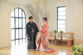 チャペル×和装撮影♪