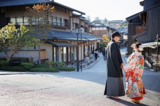 京都の街並み×和装撮影♪