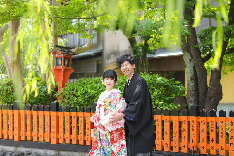 和装が映える♡祇園白川での撮影