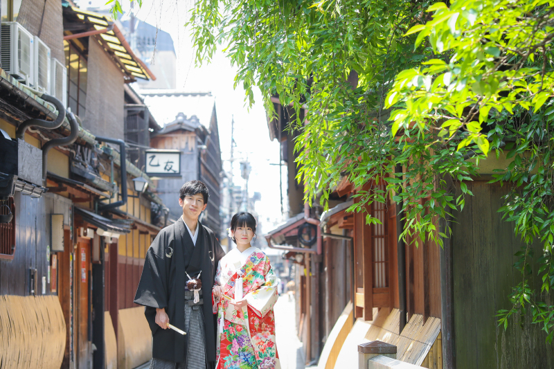 和装が映える♡祇園白川での撮影