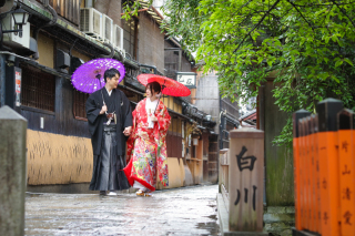 風情溢れる☆祇園白川での撮影