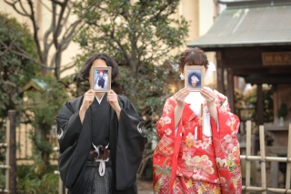 持込みアイテムでおふたりらしいお写真を(^_-)-☆