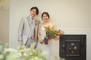 パーティー会場で撮影♪