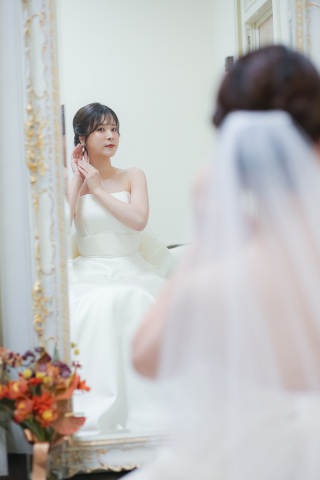 お支度中のお写真♪