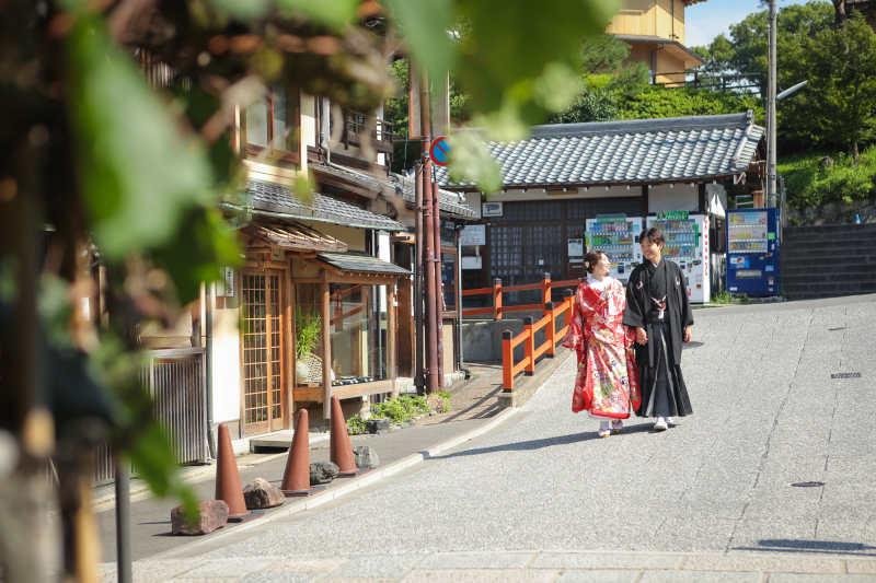 京都の雰囲気を味わえる二寧坂で撮影✵
