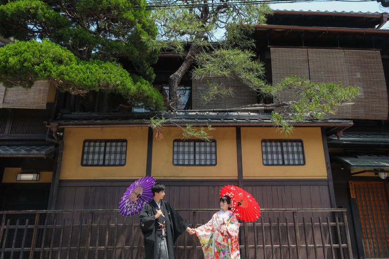 和装が映える♡祇園白川での撮影