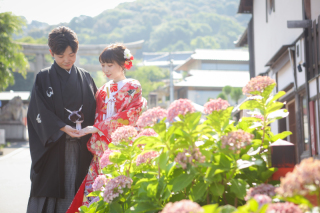 「京都ロケーション×和装」と「チャペル×洋装」の2ヶ所2着撮影♡