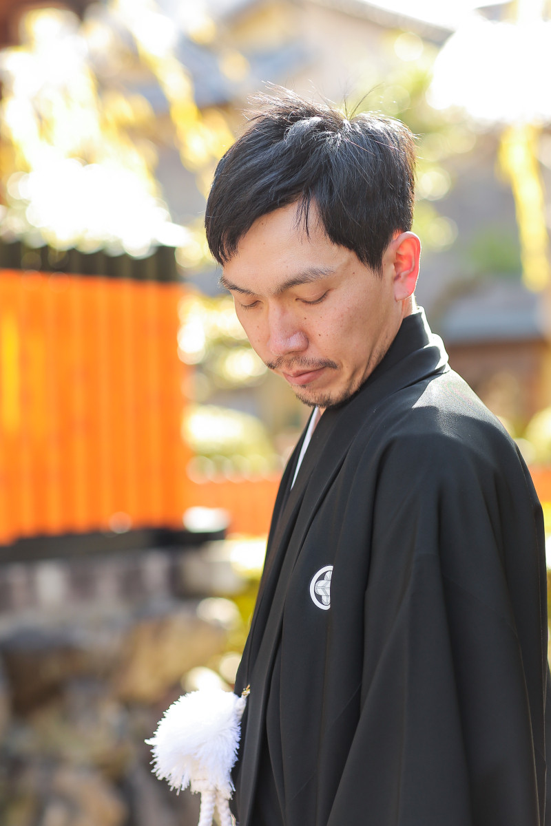 ご新郎様も主役!
