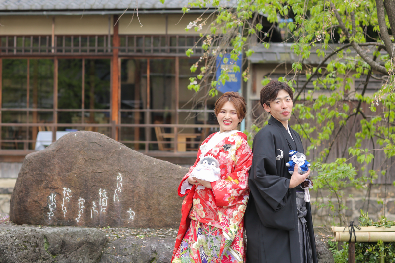 祇園白川で撮影