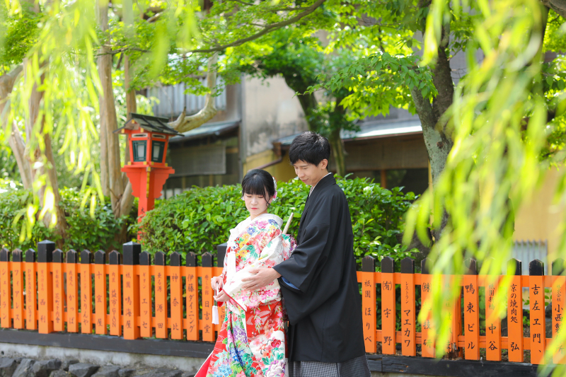 和装が映える♡祇園白川での撮影