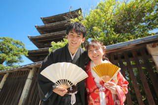 八坂周辺での撮影!(^^)!