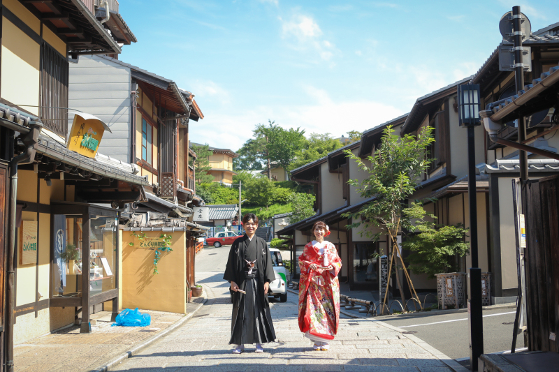 京都の雰囲気を味わえる二寧坂で撮影✵